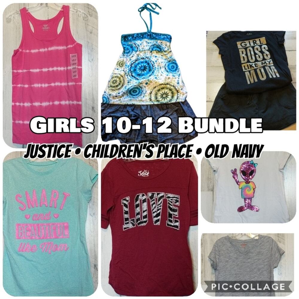 9 PIECE SUMMER BUNDLE Justice 10 12